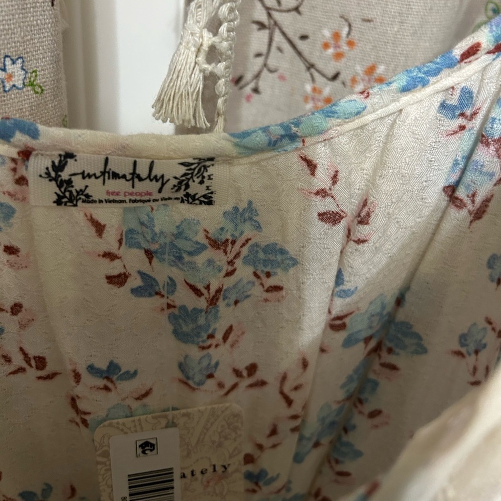 Free People Intimately Free Take It Away Bodysuit Ivory Combo S, M, XL New - Picture 4 of 4